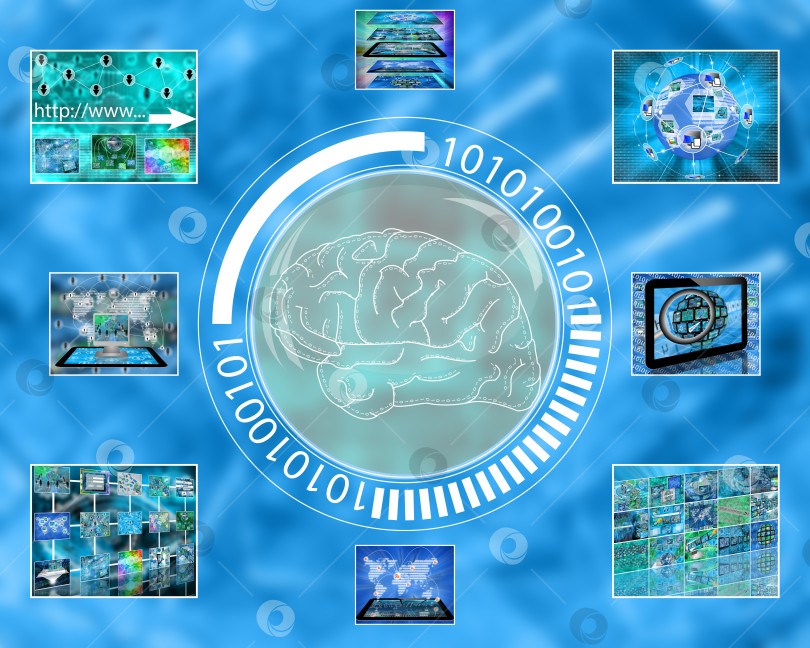 Скачать образы и мозг фотосток Ozero