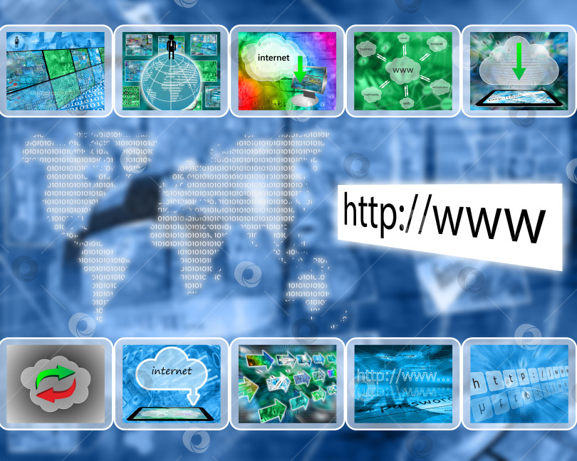 Скачать интернет-интерфейс фотосток Ozero