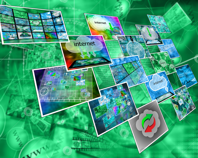 Скачать интерфейс изображений фотосток Ozero