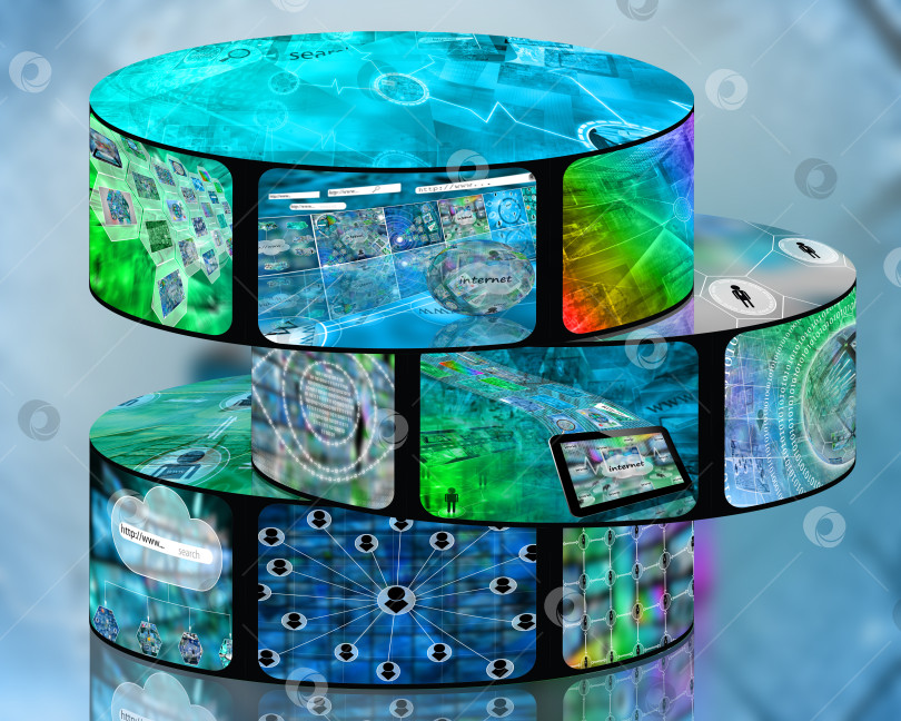 Скачать круглая платформа фотосток Ozero