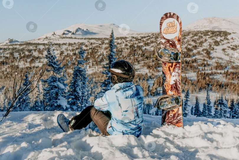 Скачать Шерегеш, Россия, 5 января 2021 года, горнолыжный курорт для сноубордистов фотосток Ozero