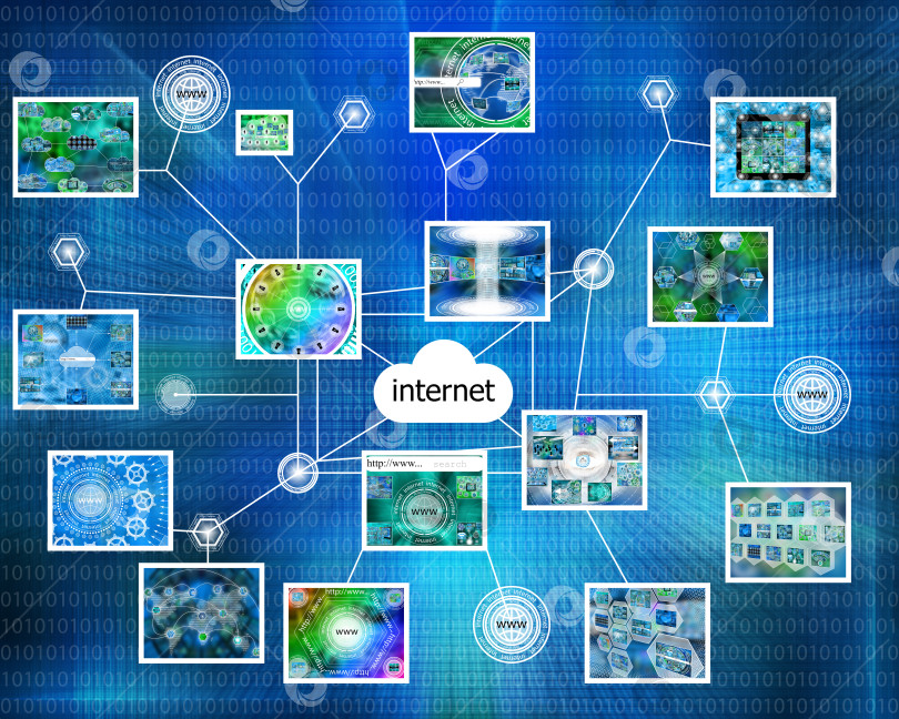 Скачать мир Интернета фотосток Ozero