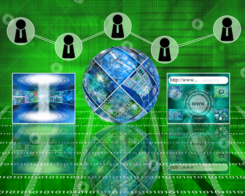 Скачать мир Интернета фотосток Ozero