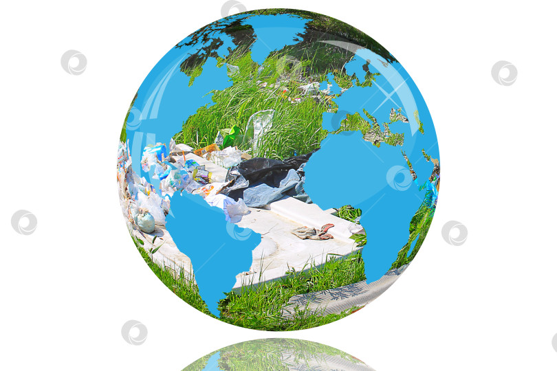 Скачать Люди загрязняют окружающую среду фотосток Ozero