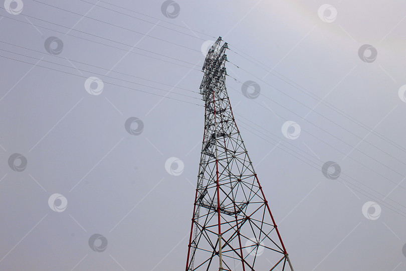 Скачать Высоковольтная линия электропередачи фотосток Ozero