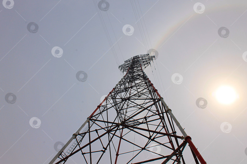 Скачать Высоковольтная линия электропередачи фотосток Ozero