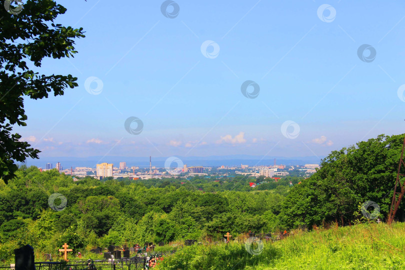 Скачать Панорама города фотосток Ozero