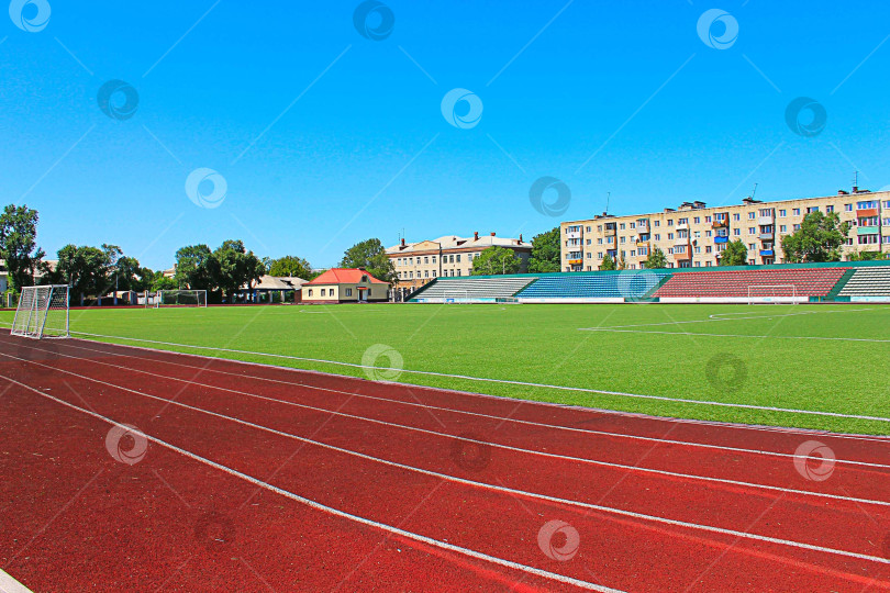 Скачать Фото футбольного стадиона фотосток Ozero
