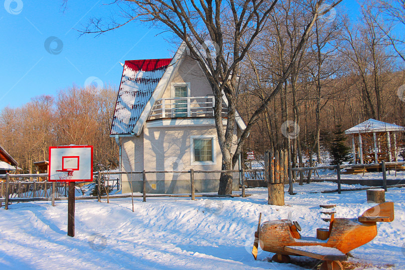 Скачать Дом в деревне фотосток Ozero