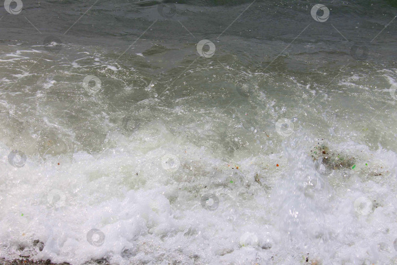 Скачать Морская волна и морская пена фотосток Ozero