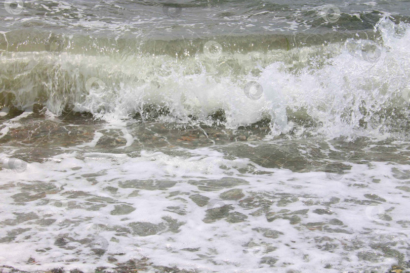 Скачать Морская волна и морская пена фотосток Ozero