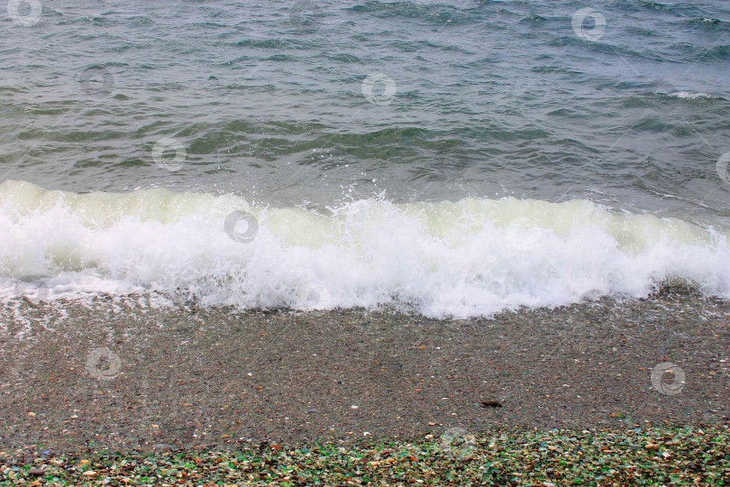 Скачать Морская волна и морская пена фотосток Ozero
