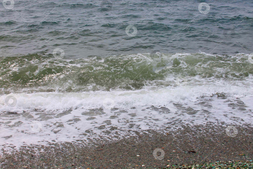 Скачать Морская волна и морская пена фотосток Ozero