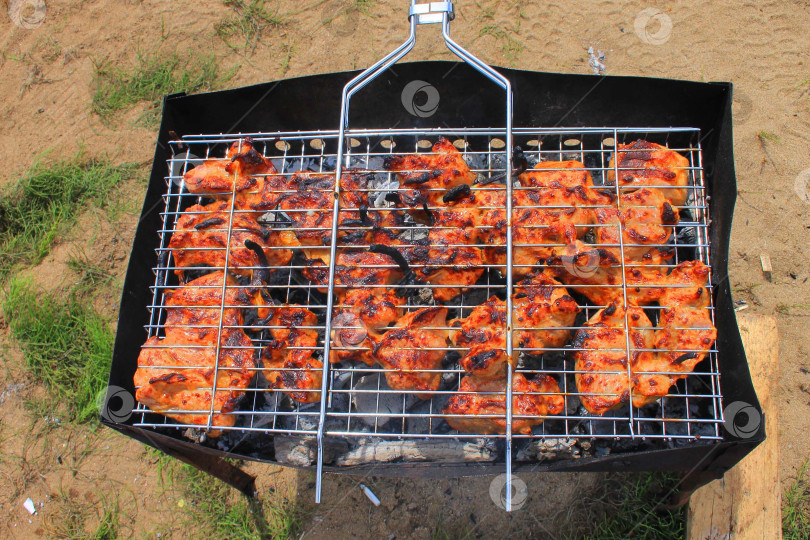 Скачать Вкусный и сочный шашлык фотосток Ozero