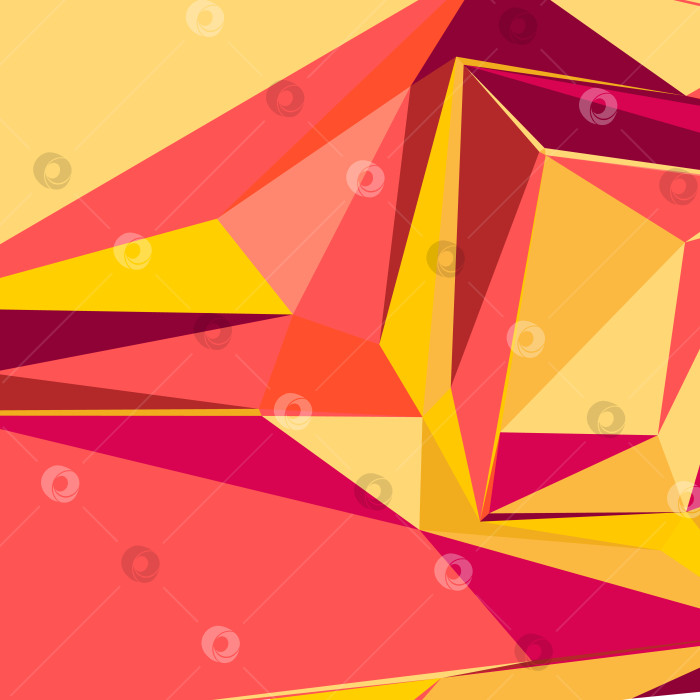 Скачать Абстрактный фон с разноцветными треугольниками для журналов, буклетов или экрана блокировки мобильного телефона фотосток Ozero