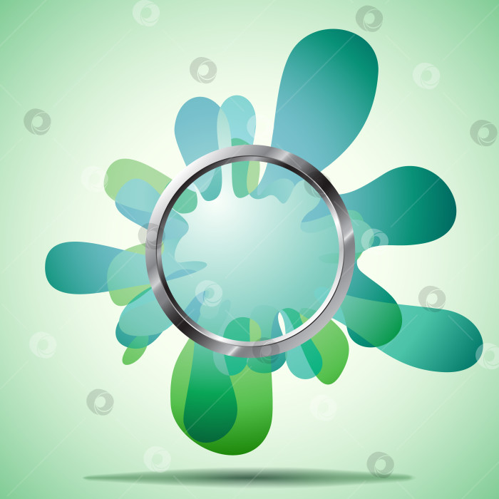 Скачать Абстрактный всплеск с металлическим кольцом фотосток Ozero