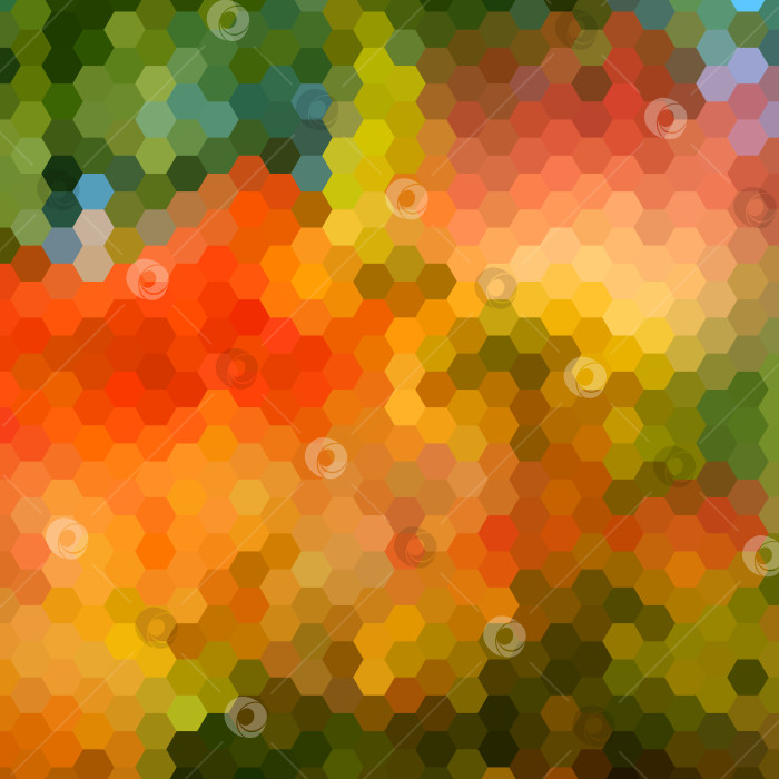 Скачать Фон с красочной шестигранной сеткой фотосток Ozero