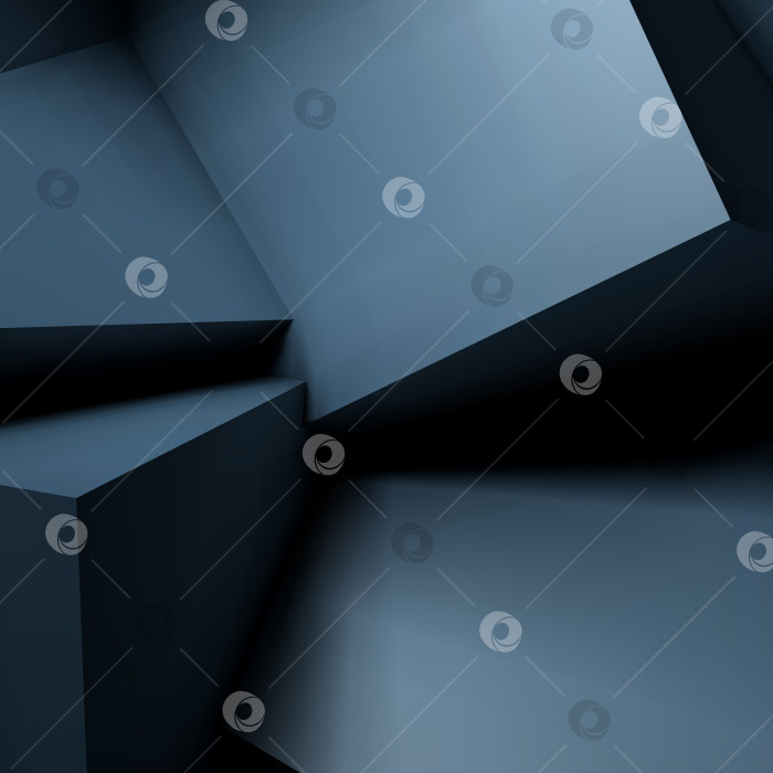 Скачать Абстрактный геометрический фон с накладывающимися друг на друга кубами фотосток Ozero