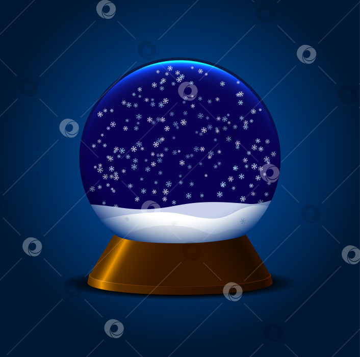 Скачать Волшебный снежок фотосток Ozero