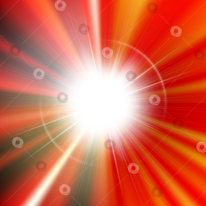 Скачать Вспыхивает яркая блестящая звезда фотосток Ozero