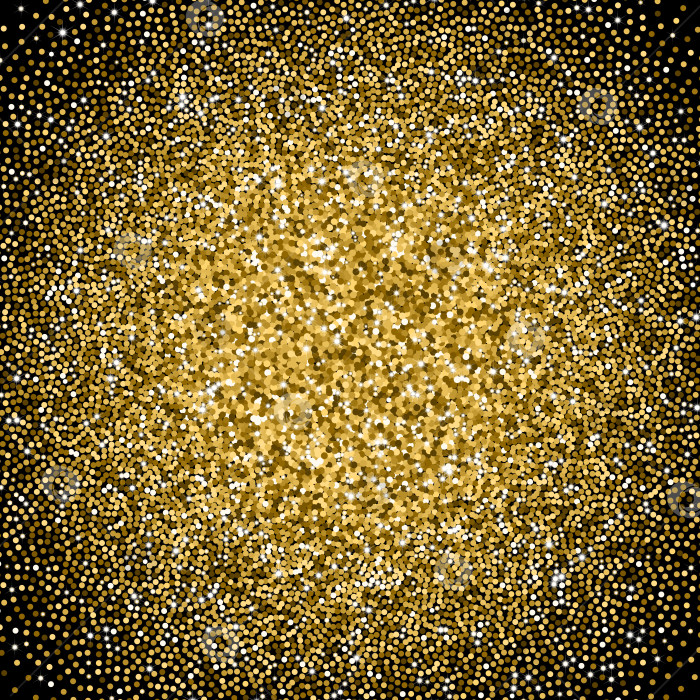 Скачать Блестящий золотистый градиент с разбросанными блестками фотосток Ozero