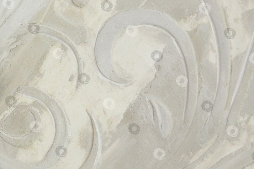 Скачать фон и текстура барельефного узора на бетонной стене фотосток Ozero