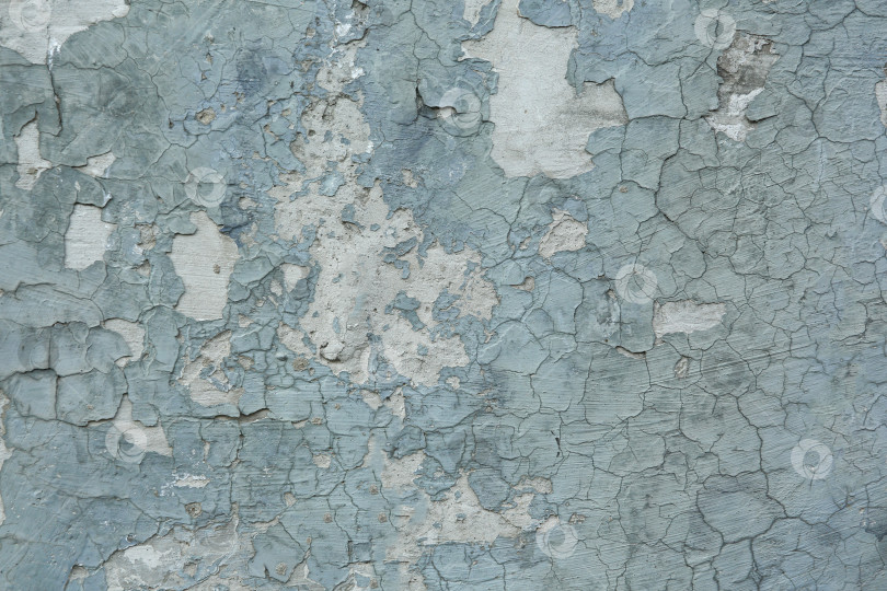Скачать Текстура и фон. Бетонная стена и облупившаяся старая серая краска фотосток Ozero