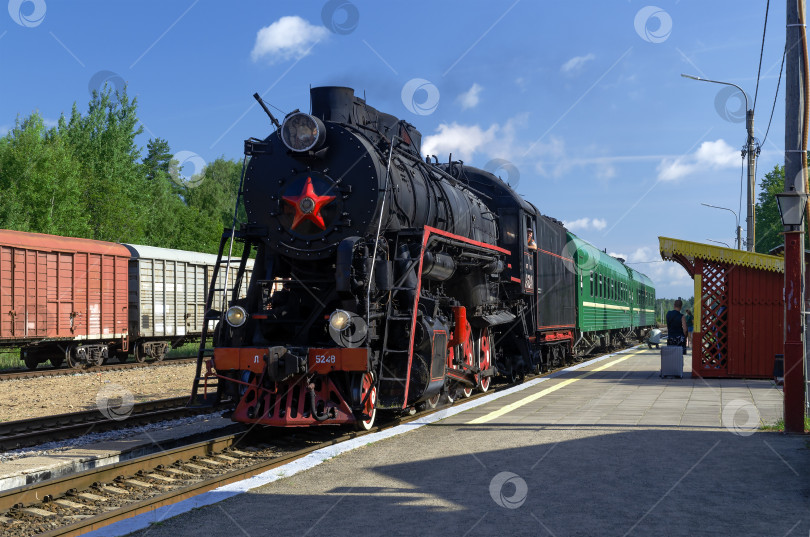 Скачать Советский паровоз фотосток Ozero