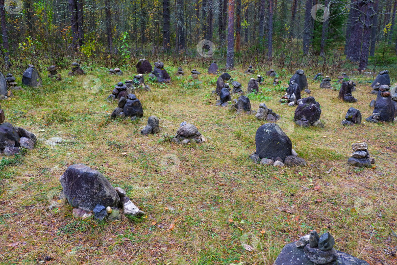 Скачать Камни на поляне фотосток Ozero