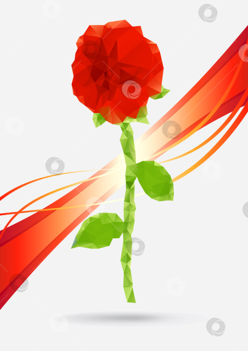 Скачать Хрустальная роза фотосток Ozero