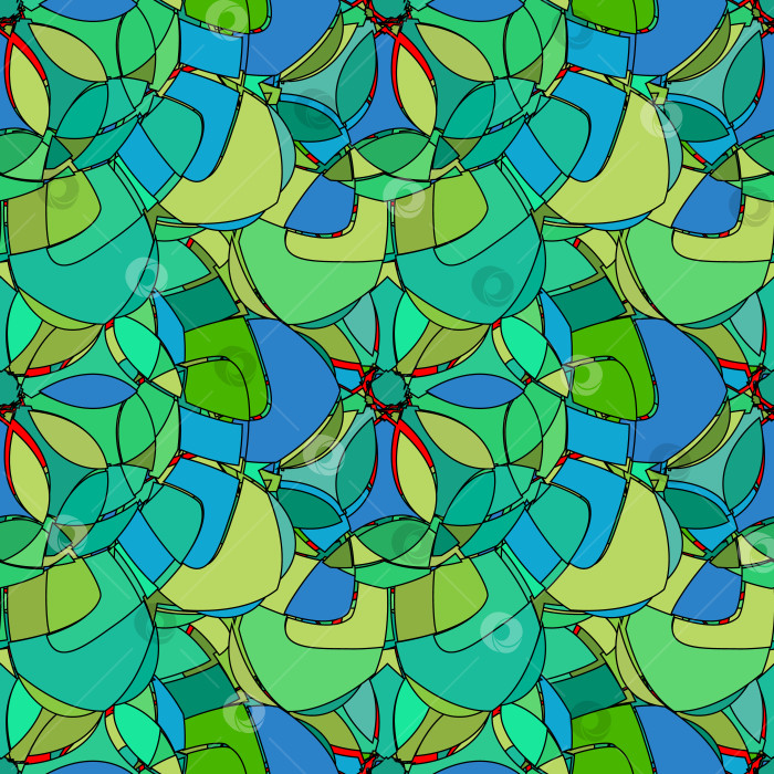 Скачать Бесшовный узор с абстрактными ломаными красочными формами фотосток Ozero