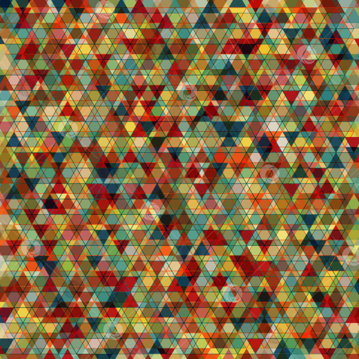 Скачать Абстрактный фон с треугольным рисунком фотосток Ozero