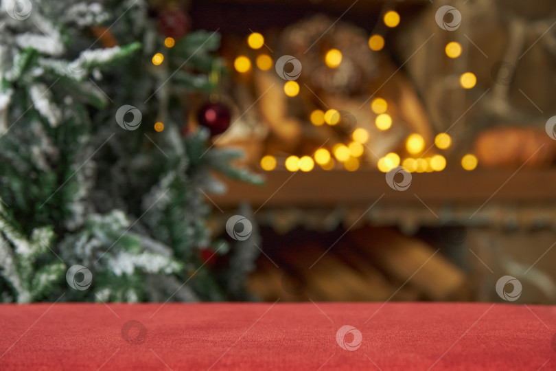 Скачать шаблон полки с товарами. Рождественский или новогодний фоновый рисунок фотосток Ozero