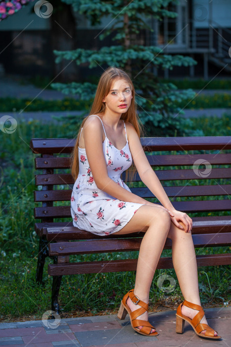 Скачать Портрет молодой красивой девушки фотосток Ozero