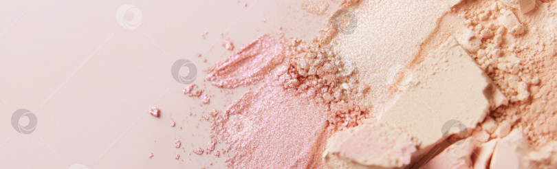 Скачать Текстуры косметических теней для век и румян распределяются по поверхности, фону фотосток Ozero