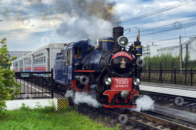 Скачать Паровоз Кп4-447 фотосток Ozero