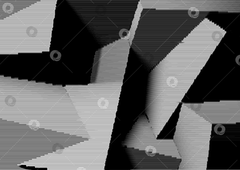 Скачать Абстрактный фон в стиле ксилографии с пересекающимися кубами фотосток Ozero