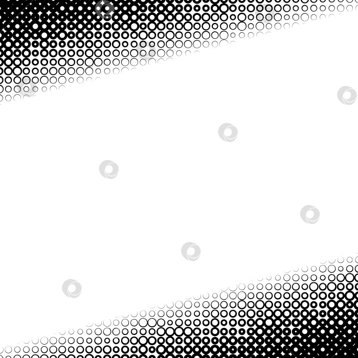 Скачать Фон с градиентом из черных и белых кругов фотосток Ozero