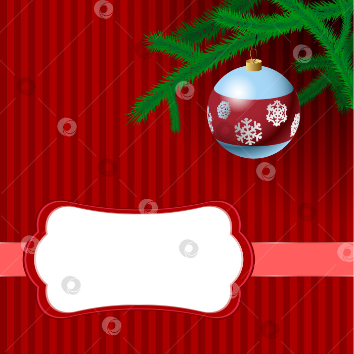 Скачать Рождественская рамка фотосток Ozero