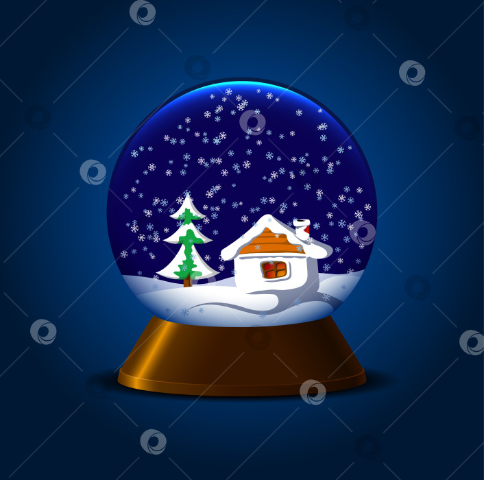 Скачать Волшебный снежок фотосток Ozero