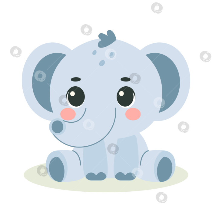 Скачать Милый слоненок-чародей фотосток Ozero