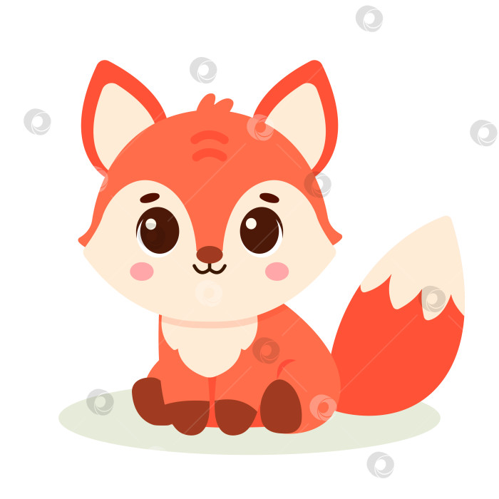 Скачать Милый лисенок-оберег фотосток Ozero