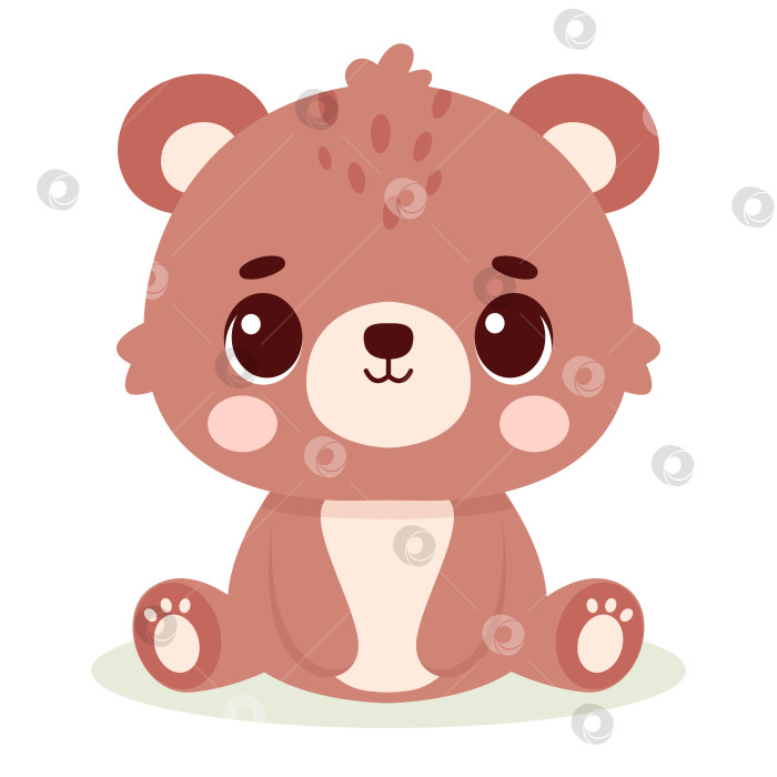 Скачать Милый медвежонок charcter фотосток Ozero