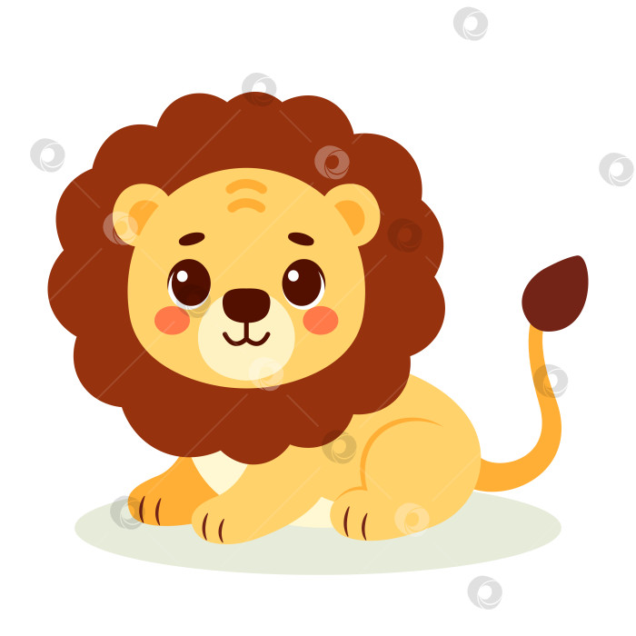 Скачать Симпатичный львиный чаровник фотосток Ozero