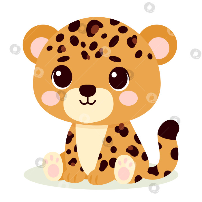 Скачать Милый детеныш леопардового окраса фотосток Ozero