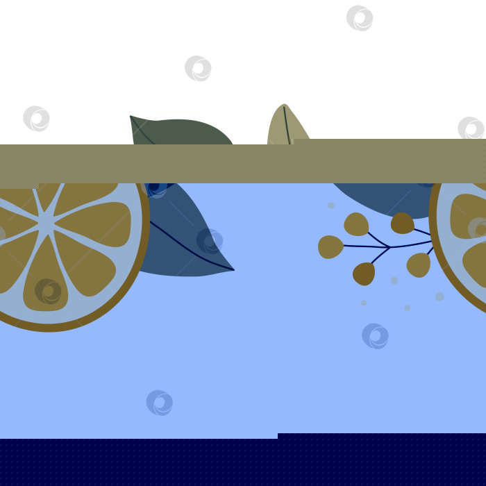 Скачать Нарисованные от руки лимоны с цветами и листьями, выделенные на белом фоне фотосток Ozero