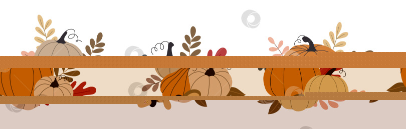 Скачать Осенние тыквы, лесные листья и ягоды, выделенные на белом фоне фотосток Ozero