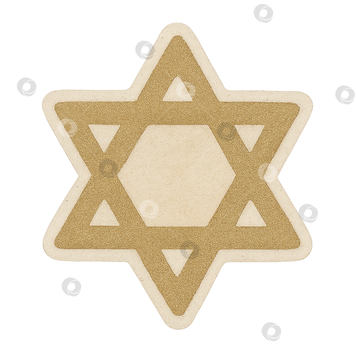 Скачать Эмблема звезды Давида в золотых тонах, изолированный png с прозрачным фоном фотосток Ozero