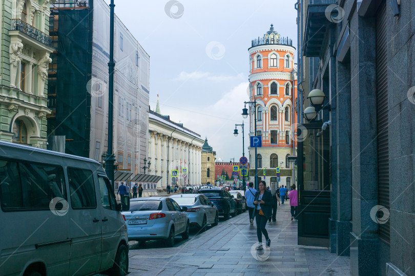 Скачать Вид на улицы Москвы фотосток Ozero