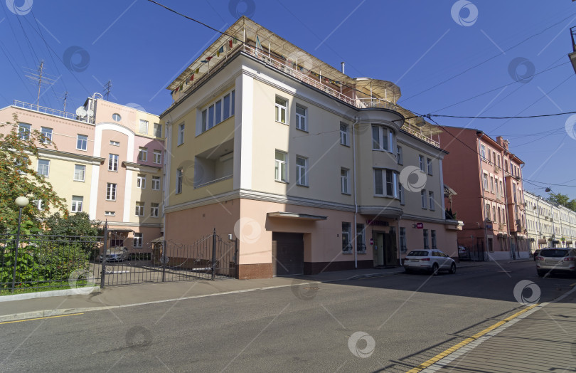 Скачать Современный жилой дом в центре Москвы фотосток Ozero